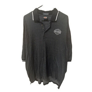 XL Harley Davidson 100% Combed Cotton Polo Route 65 Harley Shop Indianola, Iowa